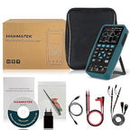 HANMATEK Handheld Digital Oscilloscope 100Mhz Bandwidth with 2 Channels HO102 3.5"TFT Mini Oscilloscope, 2 in 1 Oscilloscope and Multimeter, Backlit Screen, Auto-Calibration Function, Memory Function