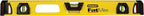 STANLEY 1-43-555 Level Profile-I-Beam 120 Cm FATMAX Range - Aluminium Body - Shock Absorber - Large Center Vial More Visible - Accuracy 0.5Mm/Meter