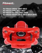 cciyu Rear Left & Right Brake Calipers Assembly w/Bracket 19-B2780A 19-B2781A 2007 2008 2009 2010 2011 2012 For Nissan For Altima,2007 2008 For Nissan For Maxima