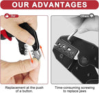 Terminal Crimping Tool and Multi-Purpose Wire Stripper Kit - Multiple jaw sizes, ratcheting design, Wire Crimper Tool - Ideal for mc4 crimping, wiring, repair electrical