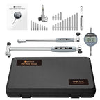 Neoteck Digital Dial Indicator Bore Gauge with 0.7"-6"/0.0005" Measuring Range and 6" Measuring Depth Dial Bore Gauge Set with 23PCS Anvils for Engine Cylinder Measurement