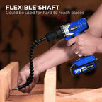 AVID POWER 20V MAX Lithium lon Cordless Drill Set, Power Drill Kit with Battery and Charger, 3/8-Inch Keyless Chuck, Variable Speed, 16 Position and 22pcs Bits (Blue)