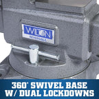 Wilton Reversible Bench Vise, 6-1/2" Jaw Width, 7-1/4" & 12-3/4" Jaw Opening, 4" Throat (Model 4650R)