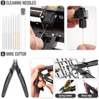 3D Printer Tools Kit, Quality 3D Printer Accessories for All FDM/SLA Printers Nozzle Cleaning, Model Finishing&Removing Mirror Polishing Scrapers, 5 Types of Files,3 Brushes, Wire Cutter