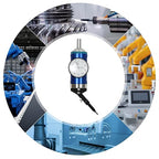 Centering Indicator, 0-0.12in/0-3mm Milling Machine Alignment Dial Test, 0.01mm Pocket Type Centering Test Dial Gauge, Precision Milling Machine Test Dial