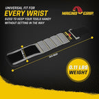 MagnoGrip Magnetic Wristband for Holding Screws, Nails, Drill Bits, Super Strong Magnets, Adjustable Strap, Essential Tool for DIYers, Handyman, Mechanics, Construction & Home Improvement - Platinum