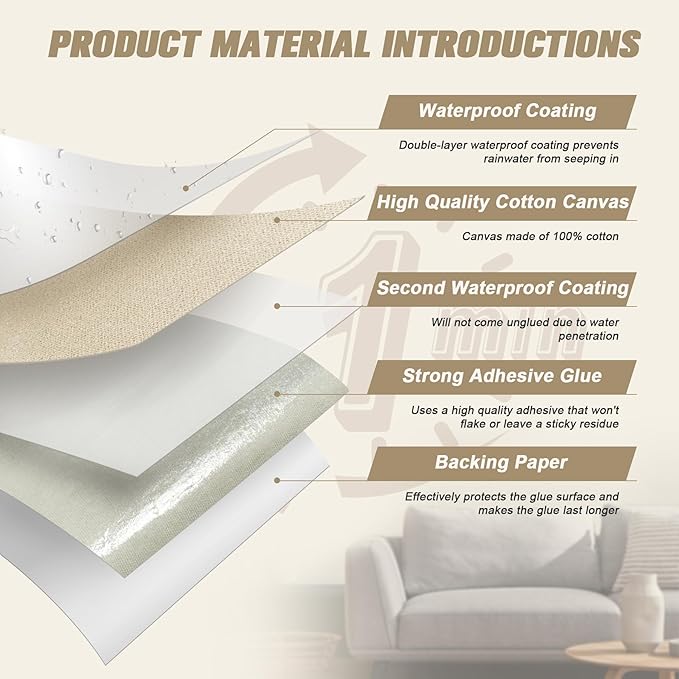 OAZ 4 x 79 inch Canvas Repair Patches Canvas Fabric Patch Self-Adhesive Canvas Repair Tape Waterproof Outdoor Gear Repair Patch Kit for Boat Cover Awning Sofa Chair Couch Tent Bag (Green)