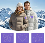 45PCS Nylon Repair Patch Self-Adhesive Pre-Cut Fabric Patch Down Jacket Repair Patches for Puffer Jackets Tenacious Tape Polyester Waterproof Lightweight Tent Repair Patch for Clothes Bag(Purple)