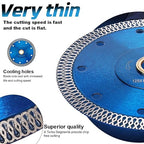 5" Super Thin Diamond Tile Blade Porcelain Saw Blade for Cutting Porcelain Tile Granite Marbles (5")