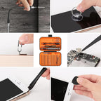 Precision Screwdriver Set, SOONAN 150 in 1 Electronics Tool Kit with 120 Bits Magnetic Screwdriver Set & 30-bit Tool Set Handy Repair Tool for Computer Phone Watch Camera Laptop, Orange