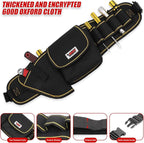 Tool Belt,600D Water-draining Oxford Cloth Tool Belts for Men,Electrician Tool Belt Widely Applied to Repairmen,Electrician,Carpenter,Construction (7 pocket)
