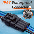 880Pcs 41 Sets Waterproof Automotive Electrical Connectors Electrical Wire Connectors Plug Kit 1/2/3/4/5/6 Pin Waterproof Connectors with Ratchet Crimping Tool for Car Truck Motorcycle Boat Marine
