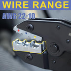 haisstronica Crimping Die for Insulated Nylon Wire Connectors, 22-10 AWG