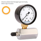 MEASUREMAN 2" Steel Gas Pressure Test Gauge Assembly, 3/4" FNPT Connection, 0-15psi, +/-3-2-3% Accuracy