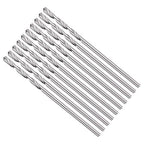 Drill Bit, 1.8mm Cutting Diameter, 4241 HSS 118° Cutting Angle Uncoated Bright Versatile Jobber Bits - (Applications: for Drilling Plastic Wood Soft Metal), 10-Pieces