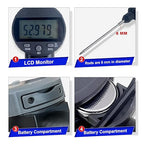 Digital Dial Indicator,with A Range of 100mm/4 in,Dlectrical Digital Indicator Graduation Resolution of 0.01mm