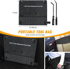 GOOACC 13PCS Nylon Trim Removal Tool Set for Bumper Fastener Rivet Clips Car Door Clip Panel Audio Video Dashboard Dismantle Black