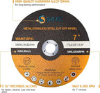 S SATC 7" Cutting Wheel 25 PCS Metal Cutting Blade 7 x 1/16 x 7/8 inch Cutting Disc Die Grinder Disc Fits Angle Grinder Air Tool