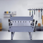 VEVOR Box and Pan Brake, 12 in Sheet Metal Bending Brake, 20-Gauge Mild Steel Capacity, 0-135 Degree Adjustable, Metal Bender Machine with 5 Fingers, Heavy-Duty Aluminum Folder for Precise Bending