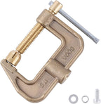Welding Ground Clamp 500Amp G-style Solid Brass Clamping Range up to 44mm Earth Clamp For TIG/MIG/MMA Tig Welder Machines