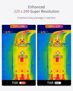 Firecore Thermal Camera FI160S, 320 x 240 Super Resolution, Thermal Imaging Cameras with Laser Pointer, PC Analysis, 160 x 120 IR Resolution Infrared Camera, -4°F to 1022°F, Temp Alert, 32GB Storage