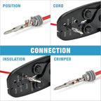 iCrimp Weather Pack Crimper Tools for Delphi APTIV Packard Weather Pack Terminals Metri-Pack Connectors for Sealed Terminals
