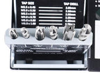 Accusize Industrial Tools Metric 18 Pc H.S.S. Tap and Drill Set, 5 Sets, 0001-0052x5