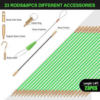 Fiberglass Running Electrical Wire Cable Glow Rods Wire Pulling (32FT)