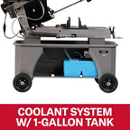 JET 7" x 12" Deluxe Horizontal/Vertical Bandsaw, 3/4 HP, 115/230V 1Ph (Model HVBS-712D)