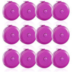 16 Pack Tape Measure, 60 Inch/150cm Retractable Body Measuring Tape - Purple Soft Sewing Tape for Tailor, Craft & Cloth Measurements