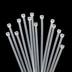 XINGO 1000 PCS 4 inch White Cable Zip Ties, 18lb Strength, Small Tie Wraps Self-Locking Nylon Zip Ties for Indoor and Outdoor Use
