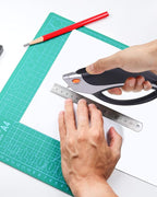 KingTool Box Cutter Utility Knife - Box Cutter Retractable Box Opener With Total 5 pcs SK5 Blades, Aluminum Shell With Rubber Grip, Razor Blades Utility Knife For Package
