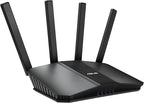 ASUS RT-BE82U Dual-Band WiFi 7 (802.11be) Smart AiMesh Extendable Router, 6500 Mbps, Five 2.5GbE Ports, 4096-QAM, Up to 3 SSIDs for IoT Devices, Parental Controls & VPNs, Advanced Network Security