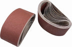 24Pcs 4x21-Inch Sanding Belts,Craftsman Sanding Belt Assortment 4x21, 8PCS Each of 40 60 80 Grit, 24 Pack