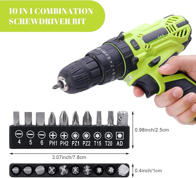 105 Degree Right Angle Drill Adapter, 2025 New Right Angle Head Drill Driver Extension Bit Power Screwdriver Socket Adapter, Corner Tool Screw Hub with Multi-function Bend Screwdriver Bit (Short+Long)