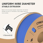 Official Creality Hyper PLA Filament 1.75mm, High Speed PLA 30-600mm/s 3D Printer Filament, Dimensional Accuracy +/-0.02mm, Fit Most FDM 3D Printers，1KG(2.2lbs) Spool Blue