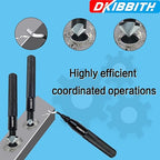 DKIBBITH 13-Piece Deburring Tool Set with 2 Countersinks & 11 Blades - Works on Metal, Resin, PVC, Copper, Plastic,3D Printed Edges - Plumbing & 3D Printing Burr Removal Reamer Tool.