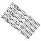 Drill Bit, 12.5mm Cutting Diameter, 4241 HSS 118° Cutting Angle Uncoated Bright Versatile Jobber Bits - (Applications: for Drilling Plastic Wood Soft Metal), 5-Pieces