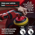 menzerna All-in-One polishing Kit I Car polishing Set with Menzerna One-Step Polish 3in1 (16oz) and 6 Inch Polishing Pad I Moderate Scratch Remover, high Gloss and Wax Kit for All Types of Vehicles