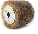 SIGNI Copper Coated Steel Wire Drawing Polishing Burnishing Wheel for surface finishing of Stainless Steel, Aluminum, Metal and Wood (Copper coated steel wire 0.3mm)