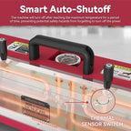 1/2" to 2" Electric PVC Conduit Heater with Temperature Detector, PVC Conduit Bender Heater for 24" Sections of Pipe, 1200W Pipe Bender, 120V, PBH20-2