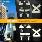 Class 2 Safety Vest with Zipper Front and multiple Pockets, High Visibility Vest, Meets ANSI/ISEA Standards