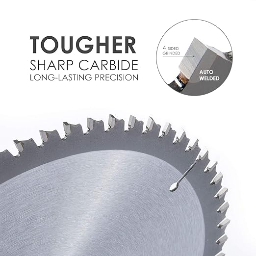Luckyway 3-Pack 6-1/2 Inch 24T Framing with 5/8 Inch Arbor TCT Circular Saw Blade for Cutting Wood