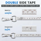 YJINGRUI 49ft/15M Oil Tank Gauging Tapes, Explosion Proof, Stainless Steel Oil Gauging Tape with 350g Brass Plumb Bob, Bent-Handle
