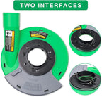 Diment Power Dust Shroud for Angle Grinder 4/4.5/5 inch Universal Surface Grinding Shroud (125MM)