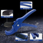 KAIHAOWIN PVC Pipe Cutter-1-1/4" PEX PPR Plastic Rubber Hoses Tubing Cutting Tool Professional CPVC Cutters