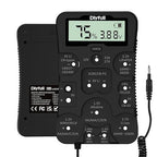 Dlyfull Battery Tester, LCD Display Universal Battery Checker for Ni-MH, Ni-CD, Li-ion, Alk & LiFe04 Batteries(AA AAA C D 9V 12V 18650 CR123A 2CR5 CR2032 Cells), 2X AAA Batteries Included