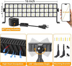 100W LED Shop Lights, 11000LM 6000K Plug in Garage Light with 6FT Power Cord, IP66 Waterproof Work Light for Garage, Outdoor, Workshop, Yard, Warehouses, Carport, Indoor