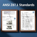 Clear Safety Glasses Bulk of 100,ANSI Z87.1 Impact Resistant Lens Eye Protection for Lab,Construction