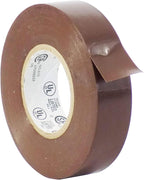 WOD ETC766 Professional Grade General Purpose Brown Electrical Tape UL/CSA Listed core. Vinyl Rubber Adhesive Electrical Tape: 3/4inch X 66ft. - Use at No More Than 600V & 176F (Pack of 1)